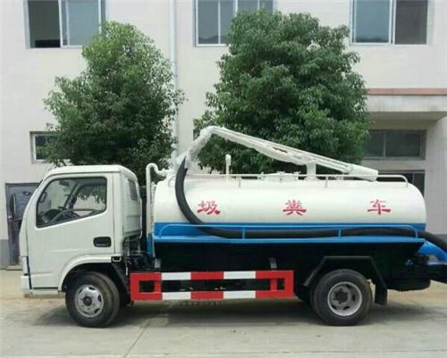 多利卡沼氣池吸糞車圖片，多利卡吸糞車價格表圖片，5方東風國四吸糞車圖片-中科商務網-湖北五環專用汽車